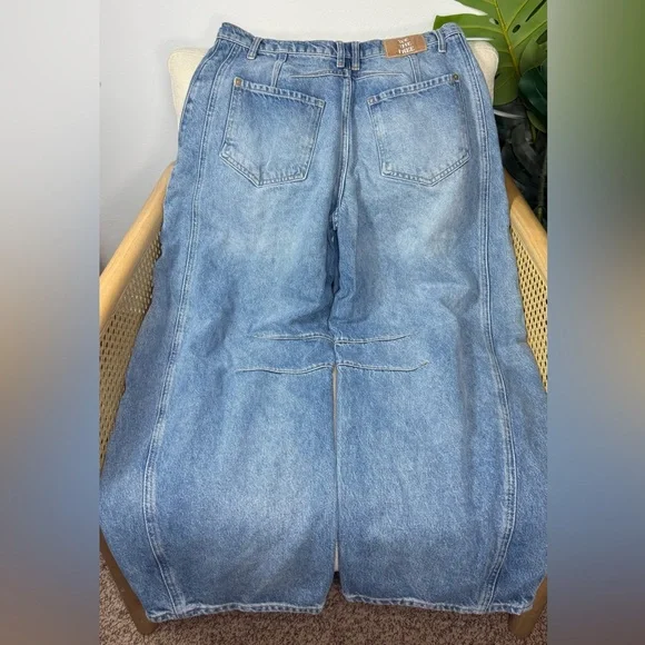 We The Free Lucky You Mid Rise Barrel Jean Size 28 - Picture 4 of 10